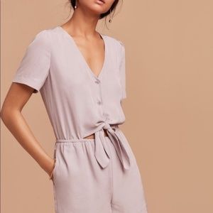 Wilfred Tie Front Romper
